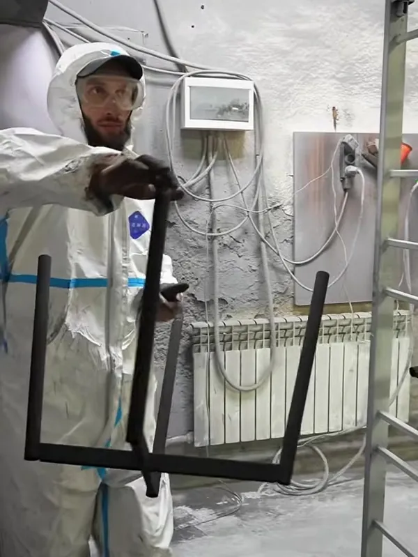 Порошковая покраска каркаса